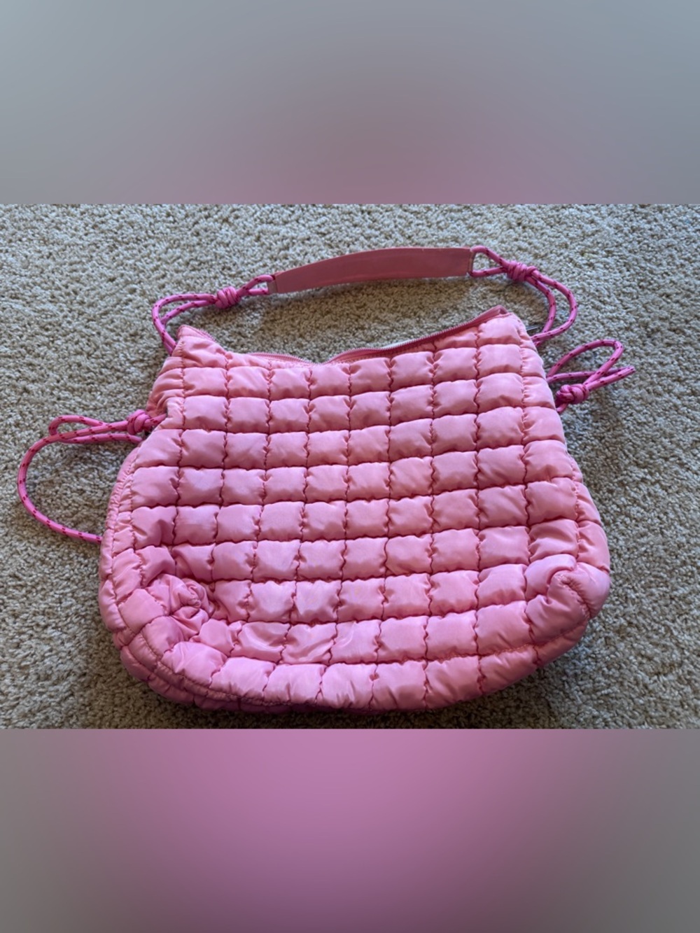Altar'd State Pink Quilted Crossbody Bag